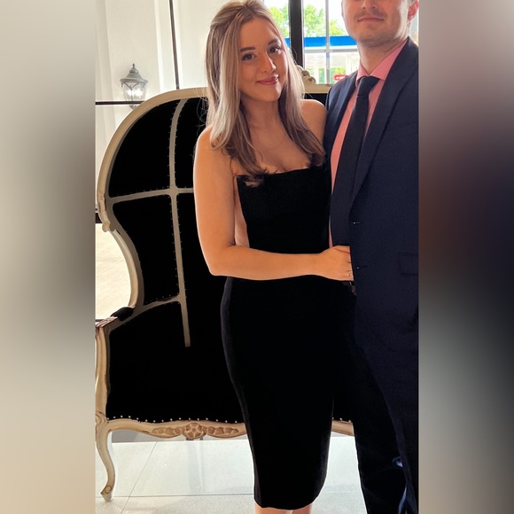 WHITE FOX Bellini Breeze Midi Dress Black - Mesh Sides - Sleeveless - Picture 6 of 10